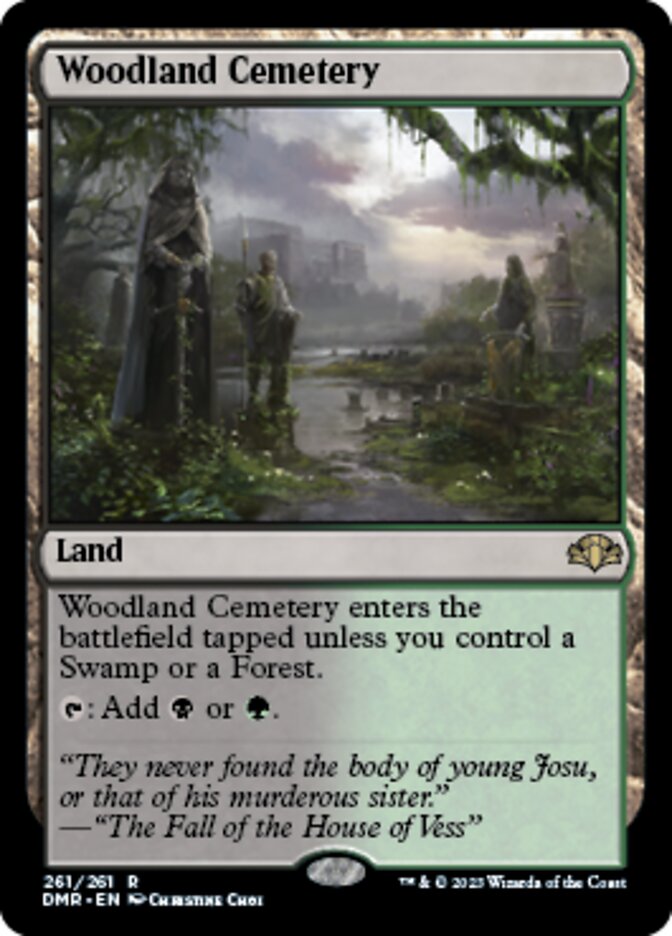 Woodland Cemetery [Dominaria Remastered] | Gamers Paradise