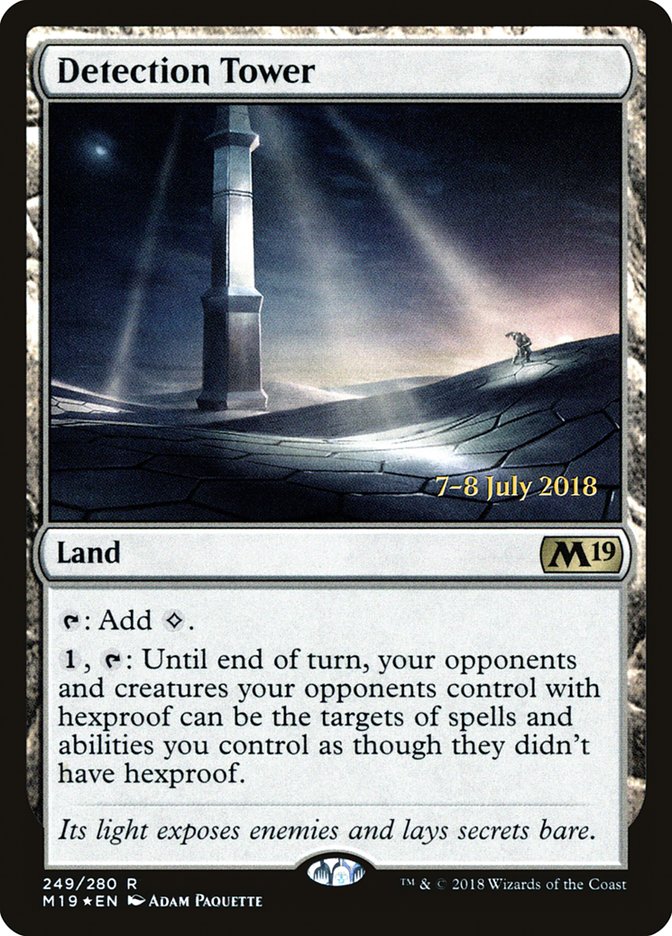 Detection Tower [Core Set 2019 Prerelease Promos] | Gamers Paradise