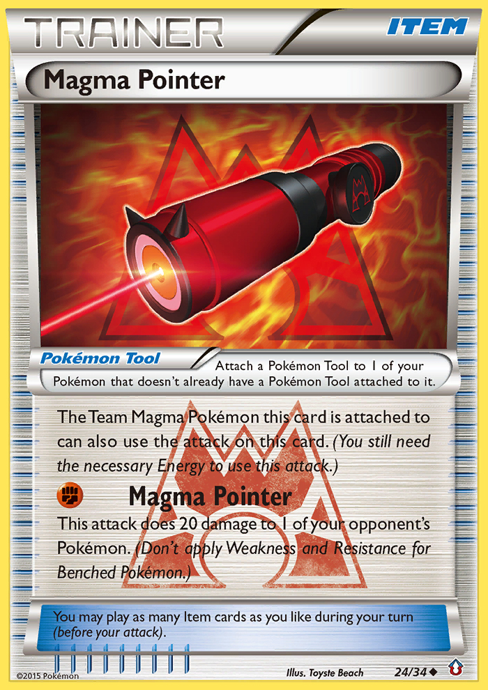 Magma Pointer (24/34) [XY: Double Crisis] | Gamers Paradise