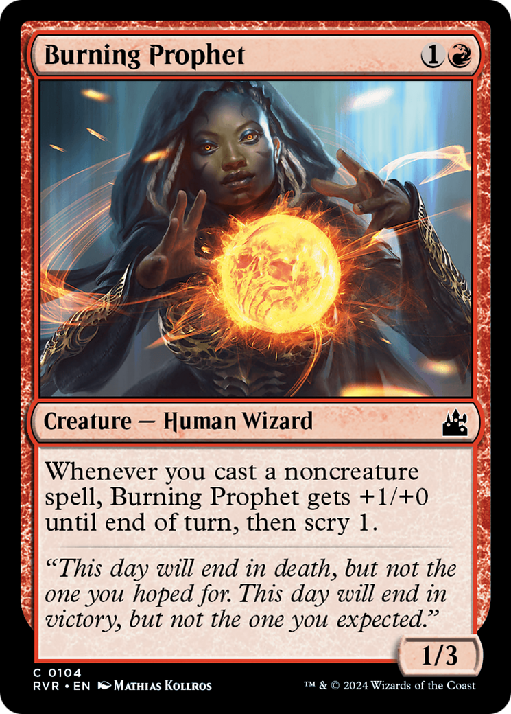 Burning Prophet [Ravnica Remastered] | Gamers Paradise