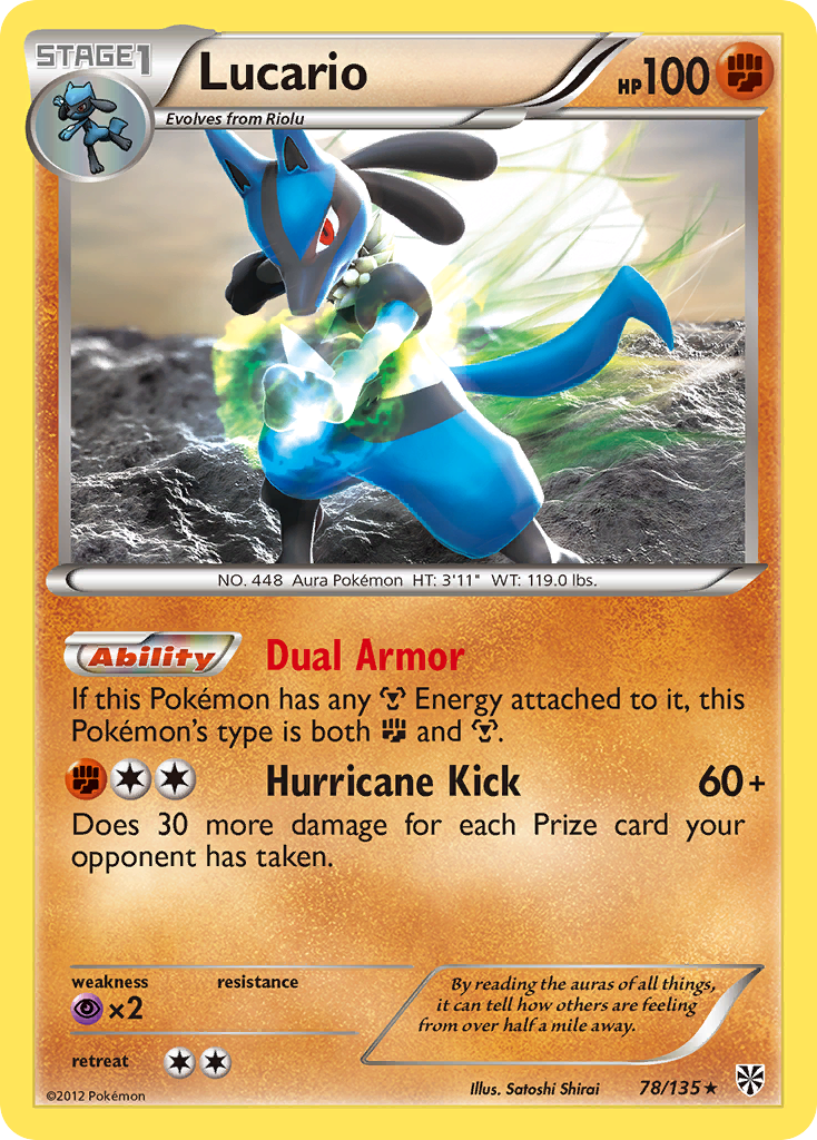 Lucario (78/135) [Black & White: Plasma Storm] | Gamers Paradise