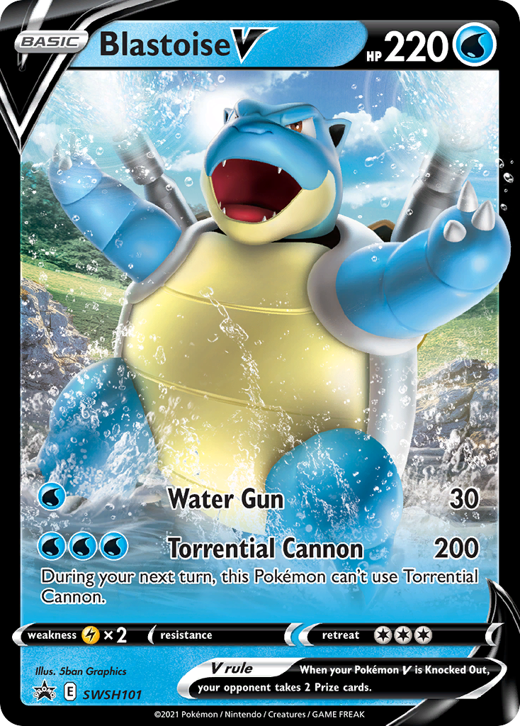 Blastoise V (SWSH101) [Sword & Shield: Black Star Promos] | Gamers Paradise