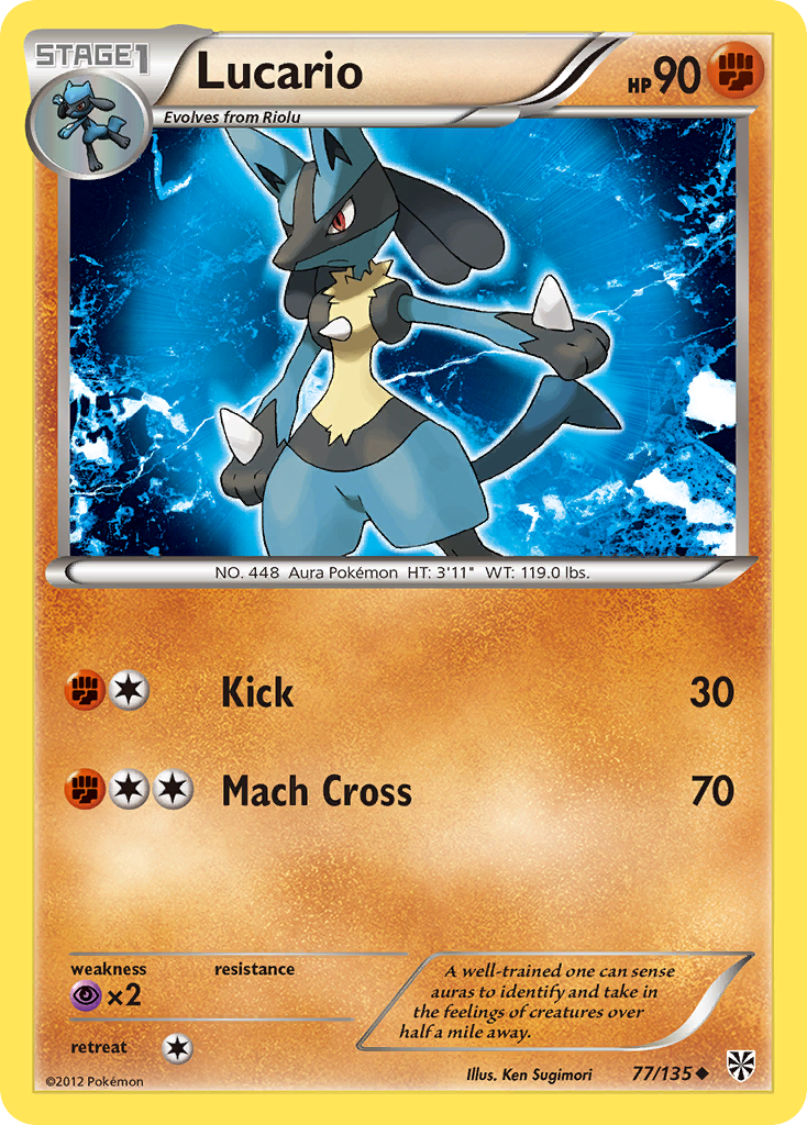 Lucario (77/135) [Black & White: Plasma Storm] | Gamers Paradise