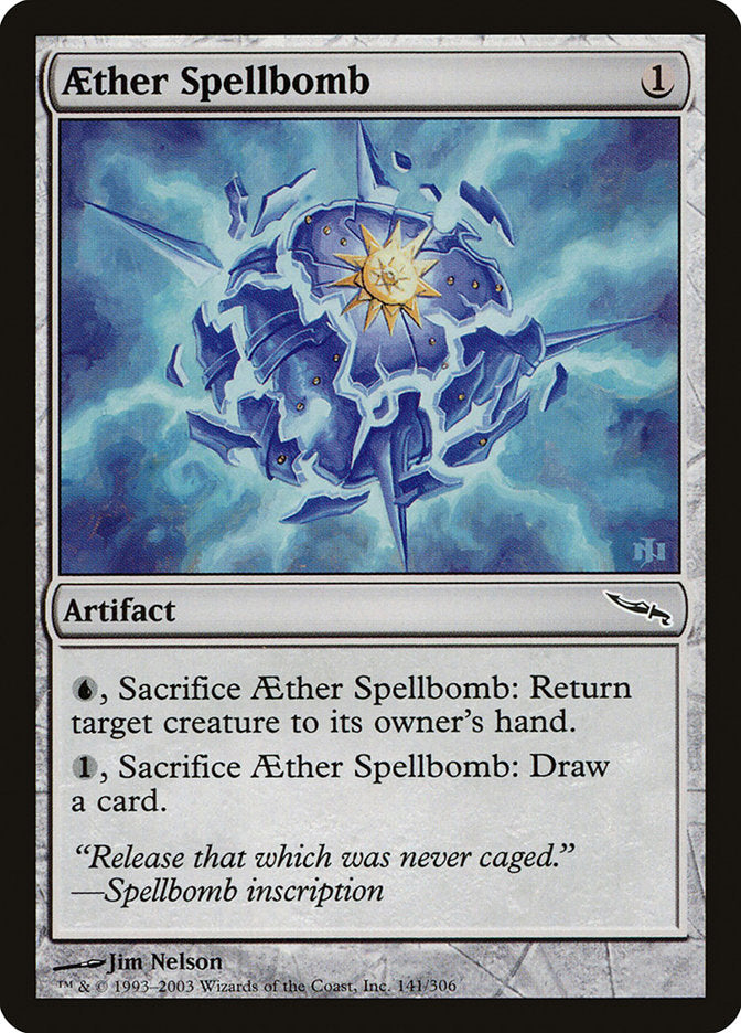 Aether Spellbomb [Mirrodin] | Gamers Paradise