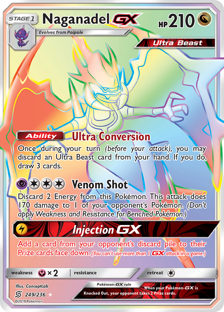 Naganadel GX (249/236) [Sun & Moon: Unified Minds] | Gamers Paradise