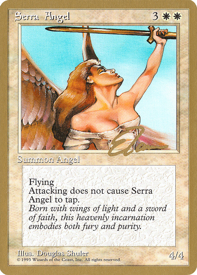 Serra Angel (Eric Tam) [Pro Tour Collector Set] | Gamers Paradise