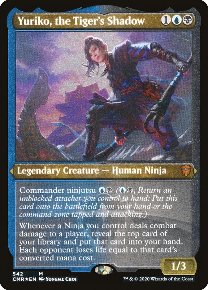 Yuriko, the Tiger's Shadow (Etched) [Commander Legends] | Gamers Paradise