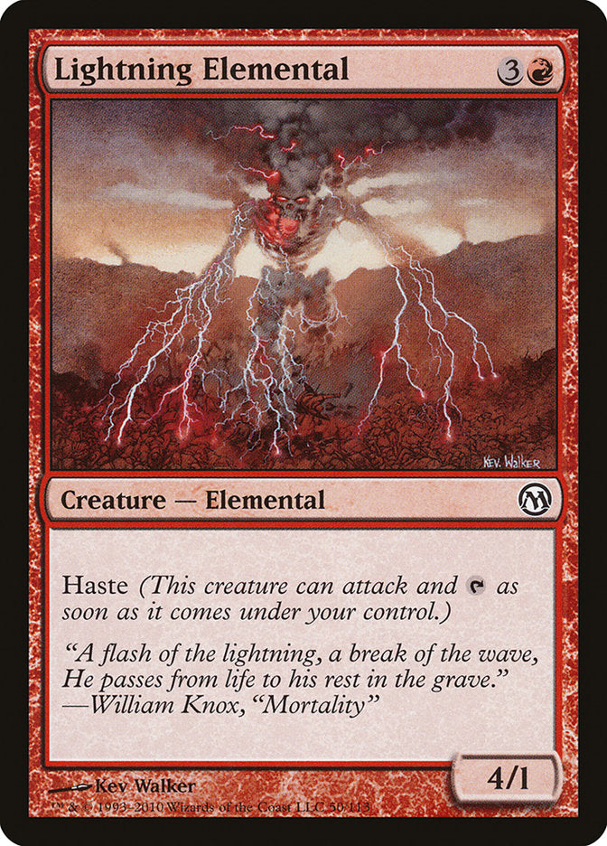 Lightning Elemental [Duels of the Planeswalkers] | Gamers Paradise