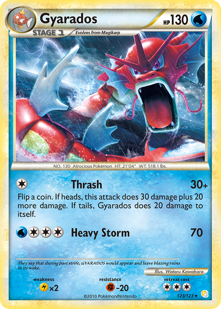 Gyarados (123/123) [HeartGold & SoulSilver: Base Set] | Gamers Paradise