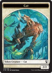 Cat // Soldier Double-Sided Token [Commander 2018 Tokens] | Gamers Paradise