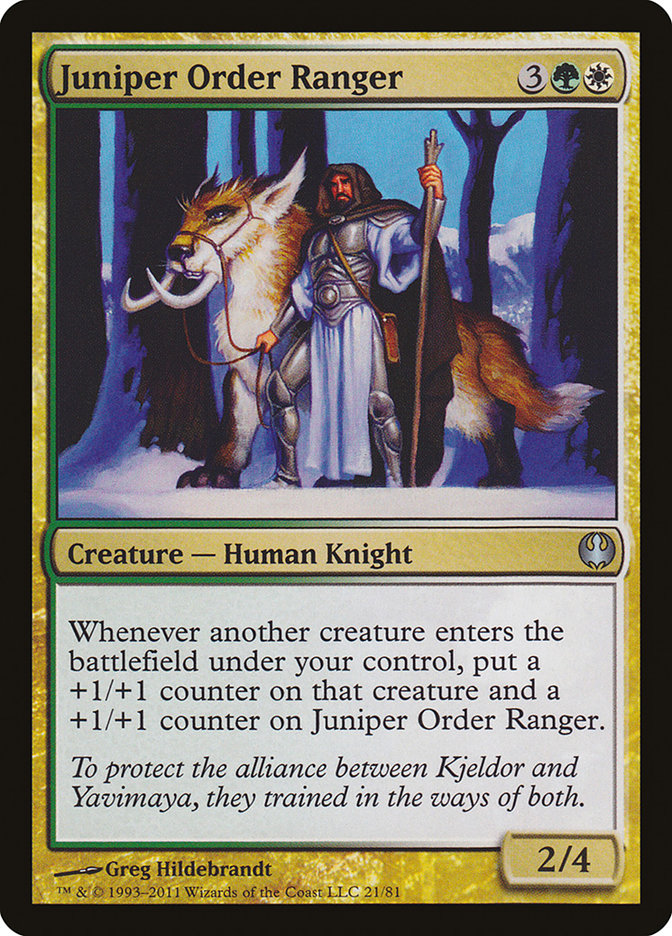 Juniper Order Ranger [Duel Decks: Knights vs. Dragons] | Gamers Paradise