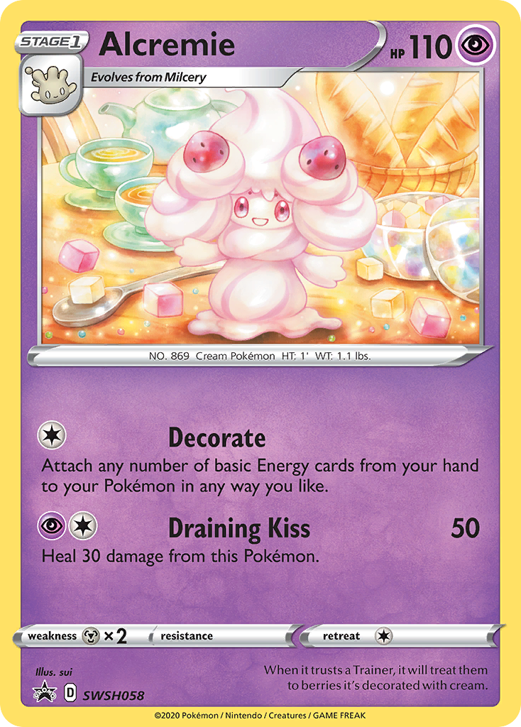 Alcremie (SWSH058) [Sword & Shield: Black Star Promos] | Gamers Paradise