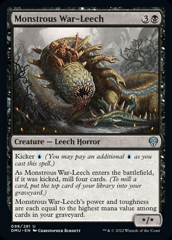 Monstrous War-Leech [Dominaria United] | Gamers Paradise