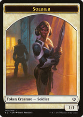 Beast (004) // Soldier Double-Sided Token [Archenemy: Nicol Bolas Tokens] | Gamers Paradise