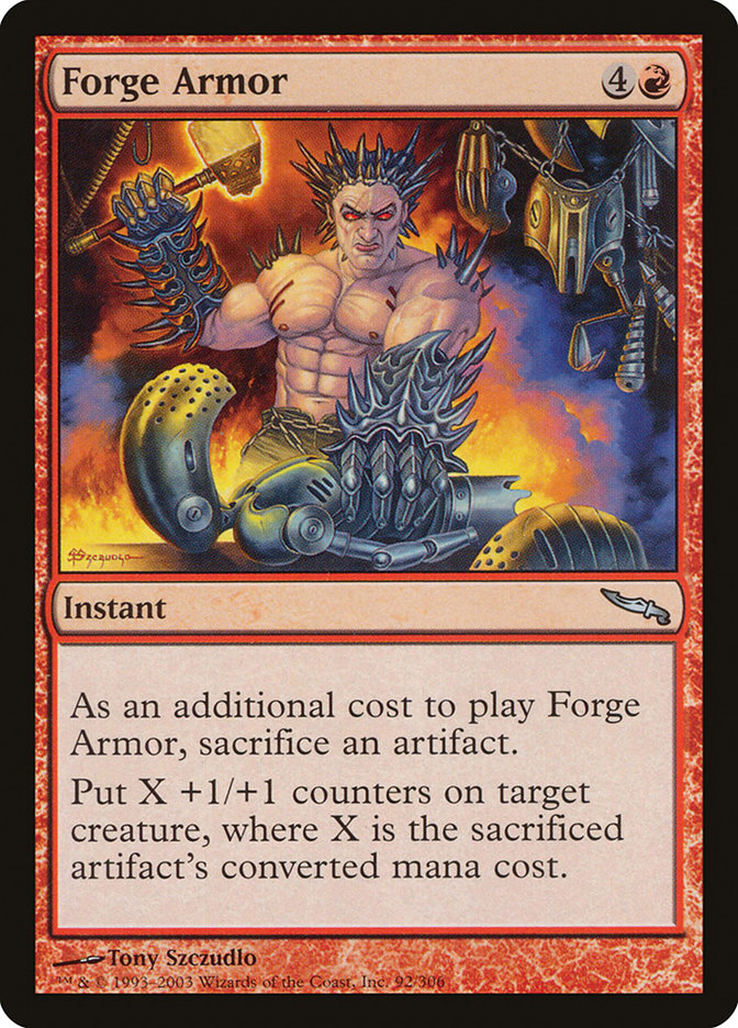 Forge Armor [Mirrodin] | Gamers Paradise