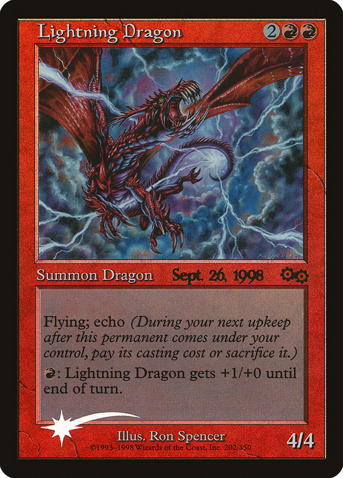 Lightning Dragon [Urza's Saga Promos] | Gamers Paradise