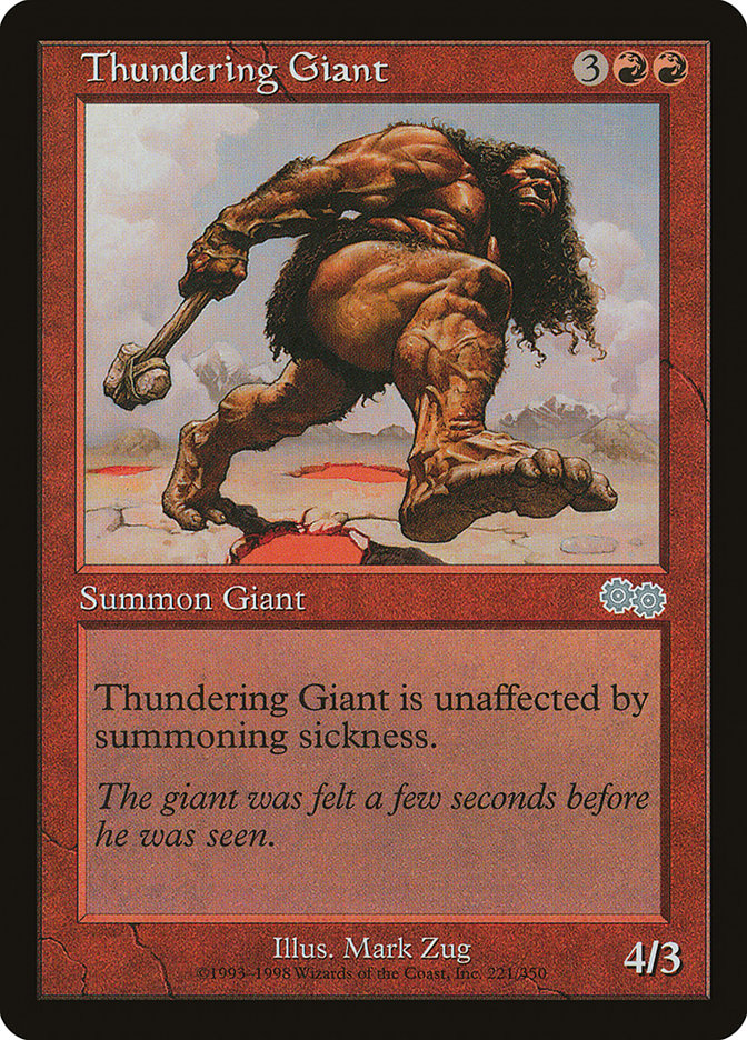 Thundering Giant [Urza's Saga] | Gamers Paradise