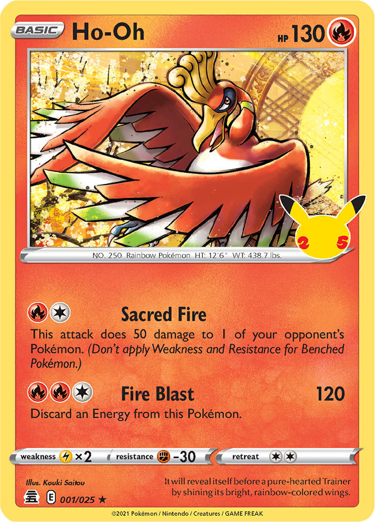 Ho-oh (001/025) [Celebrations: 25th Anniversary] | Gamers Paradise