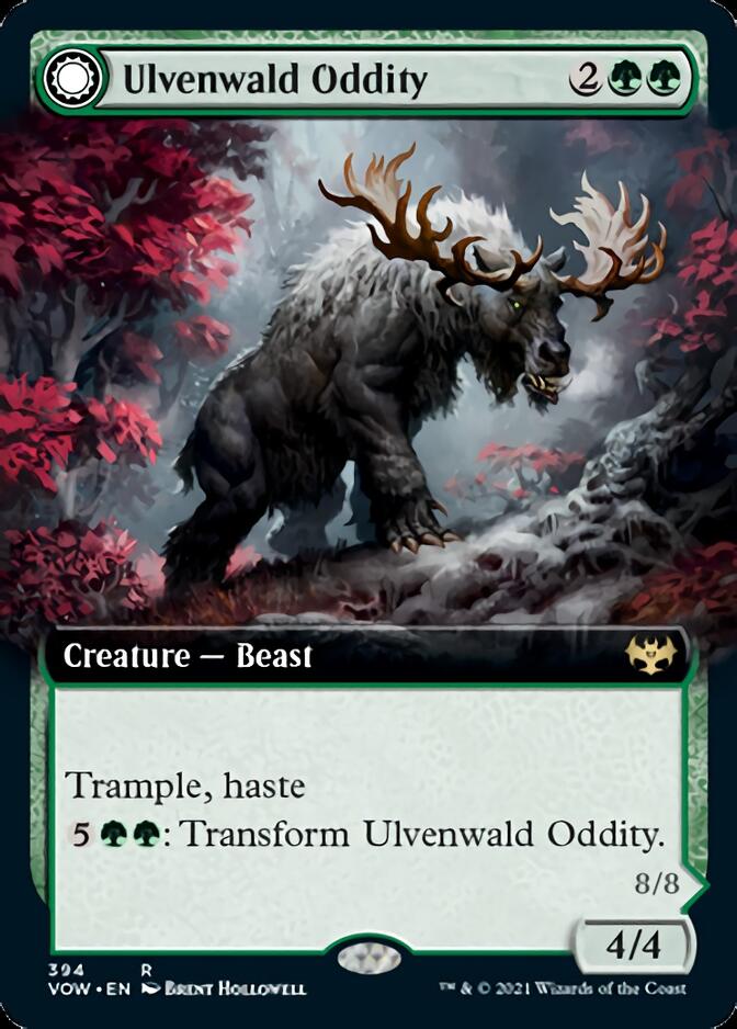 Ulvenwald Oddity // Ulvenwald Behemoth (Extended Art) [Innistrad: Crimson Vow] | Gamers Paradise