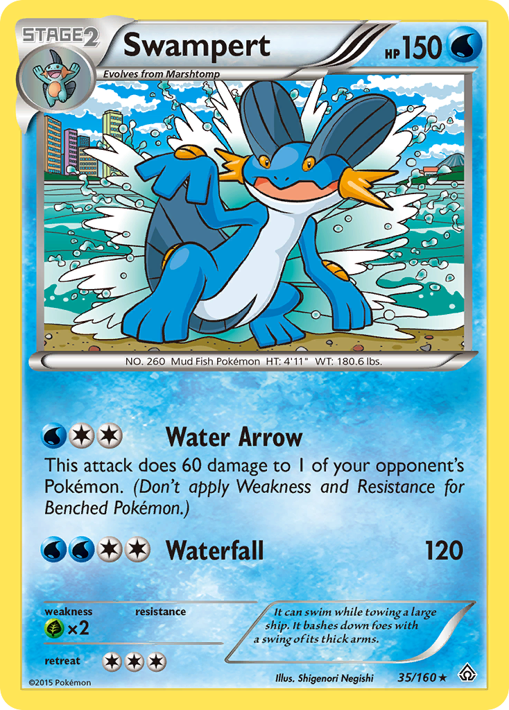 Swampert (35/160) [XY: Primal Clash] | Gamers Paradise