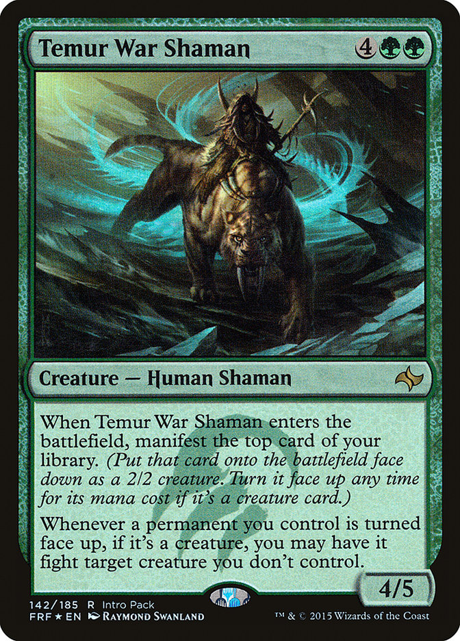 Temur War Shaman (Intro Pack) [Fate Reforged Promos] | Gamers Paradise