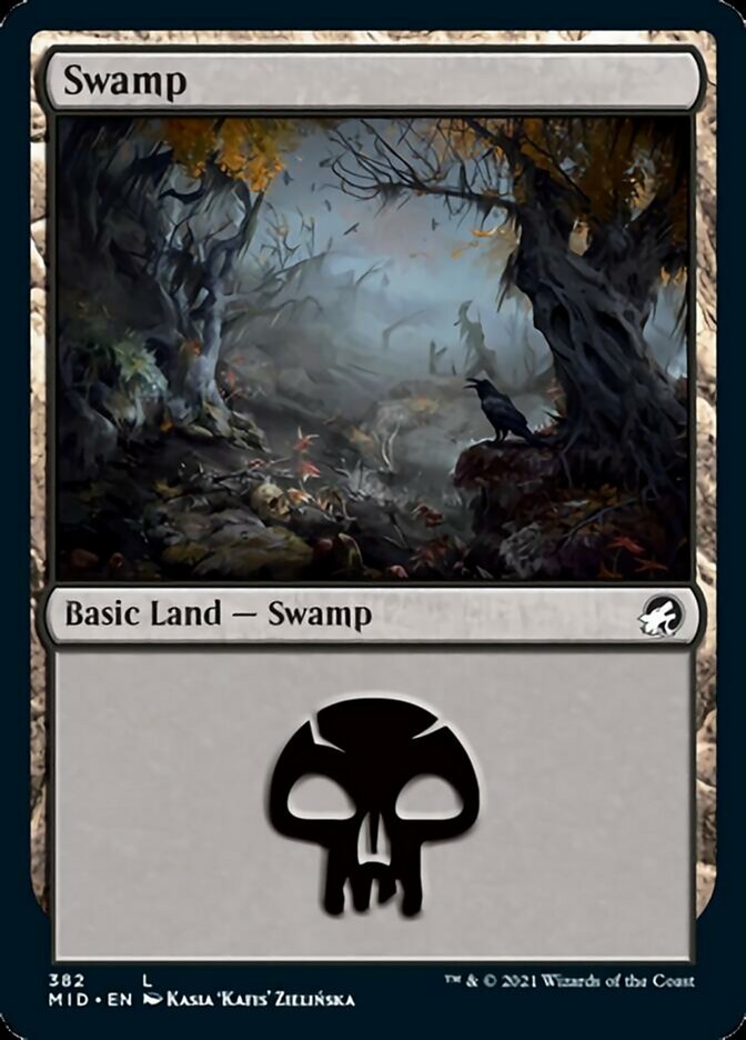 Swamp (382) [Innistrad: Midnight Hunt] | Gamers Paradise