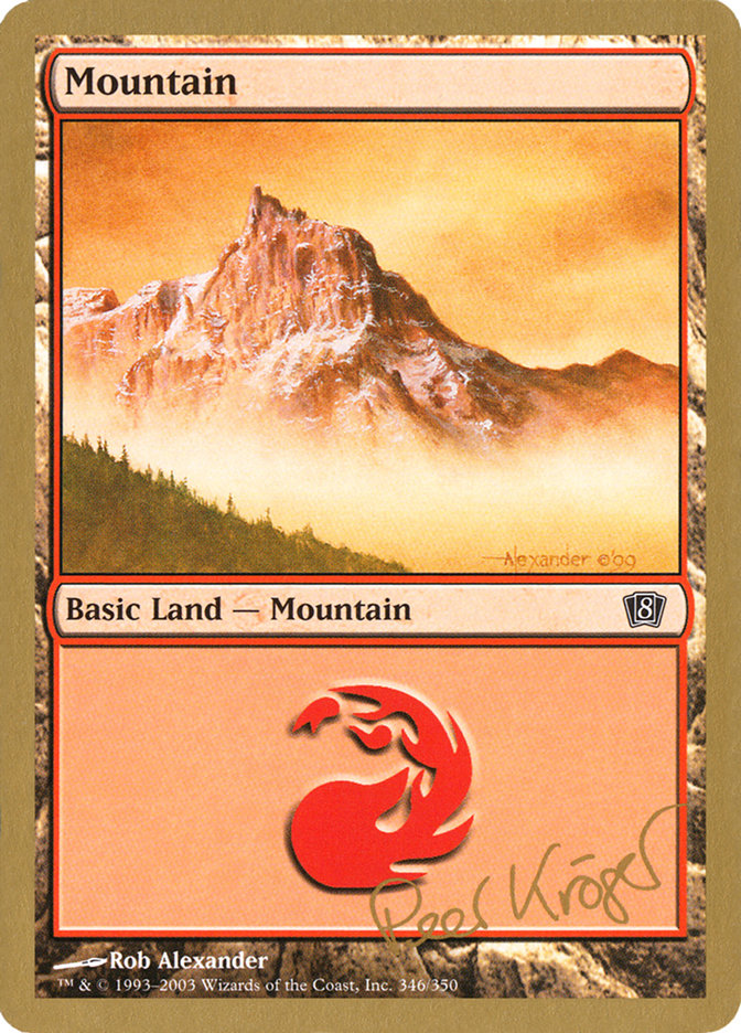 Mountain (pk346) (Peer Kroger) [World Championship Decks 2003] | Gamers Paradise