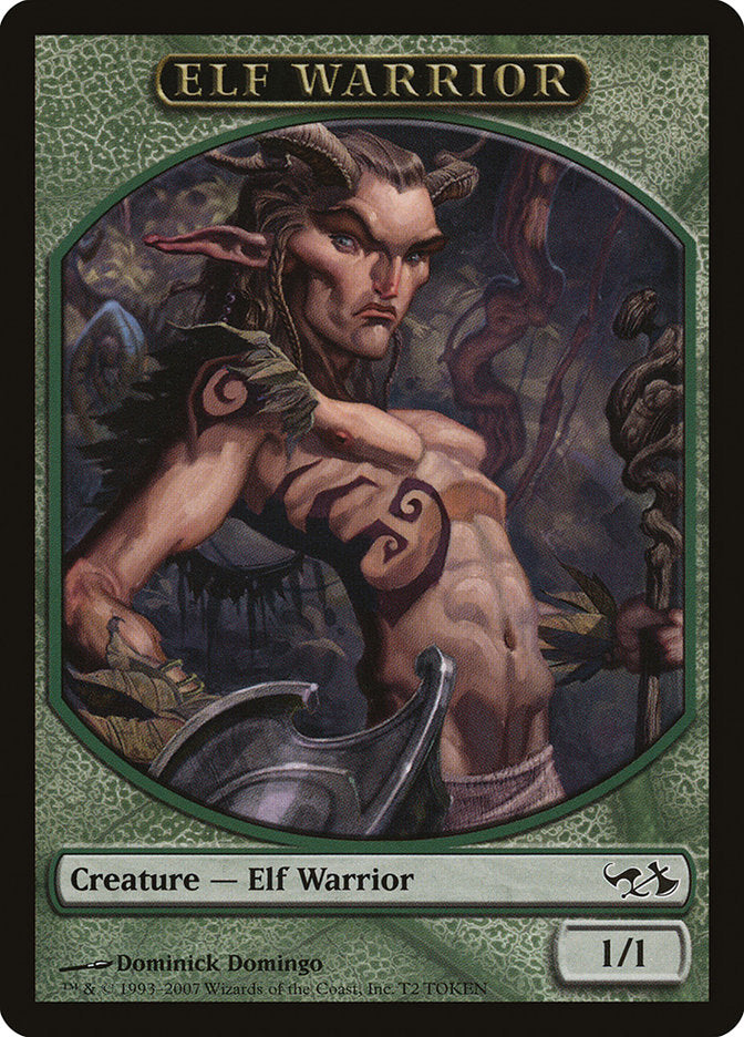 Elf Warrior Token [Duel Decks: Elves vs. Goblins Tokens] | Gamers Paradise