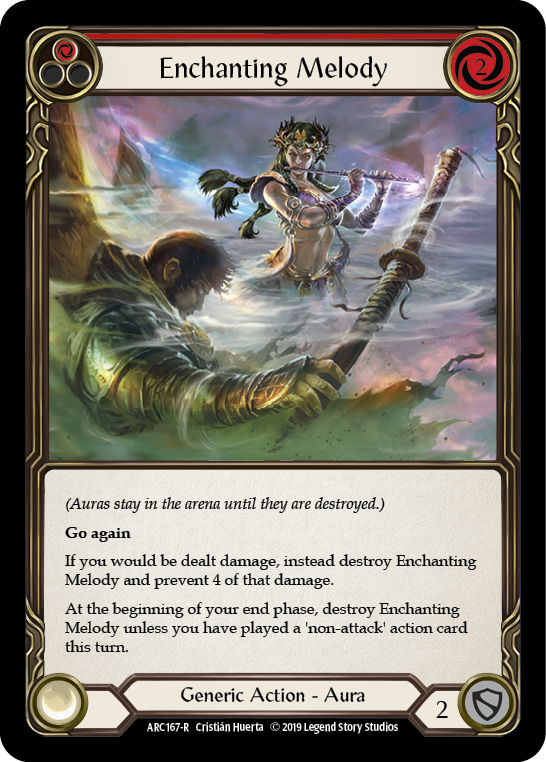 Enchanting Melody (Red) [ARC167-R] 1st Edition Rainbow Foil | Gamers Paradise