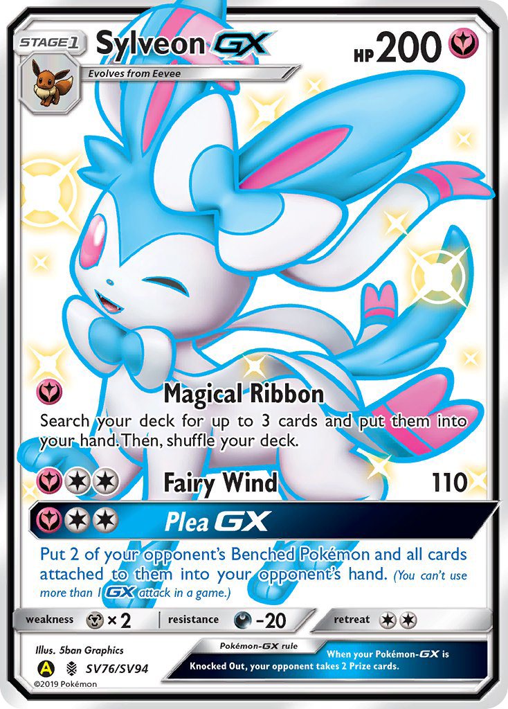 Sylveon GX (SV76/SV94) [Sun & Moon: Hidden Fates - Shiny Vault] | Gamers Paradise