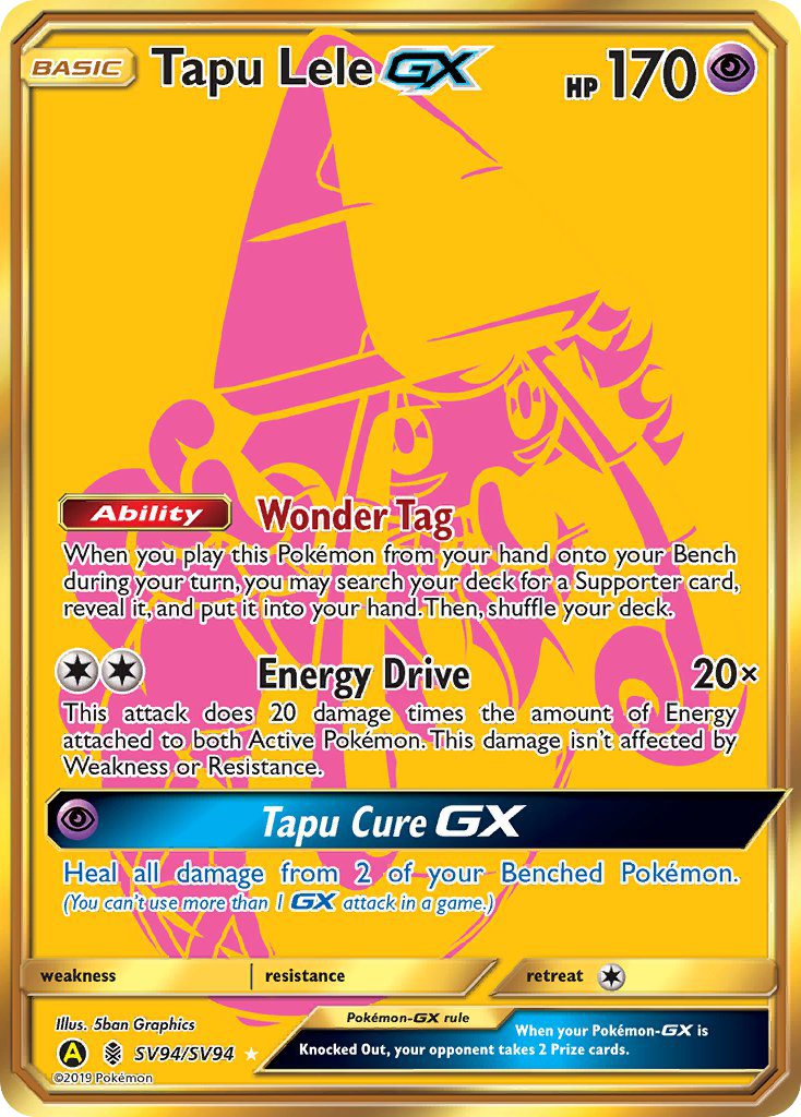 Tapu Lele GX (SV94/SV94) [Sun & Moon: Hidden Fates - Shiny Vault] | Gamers Paradise