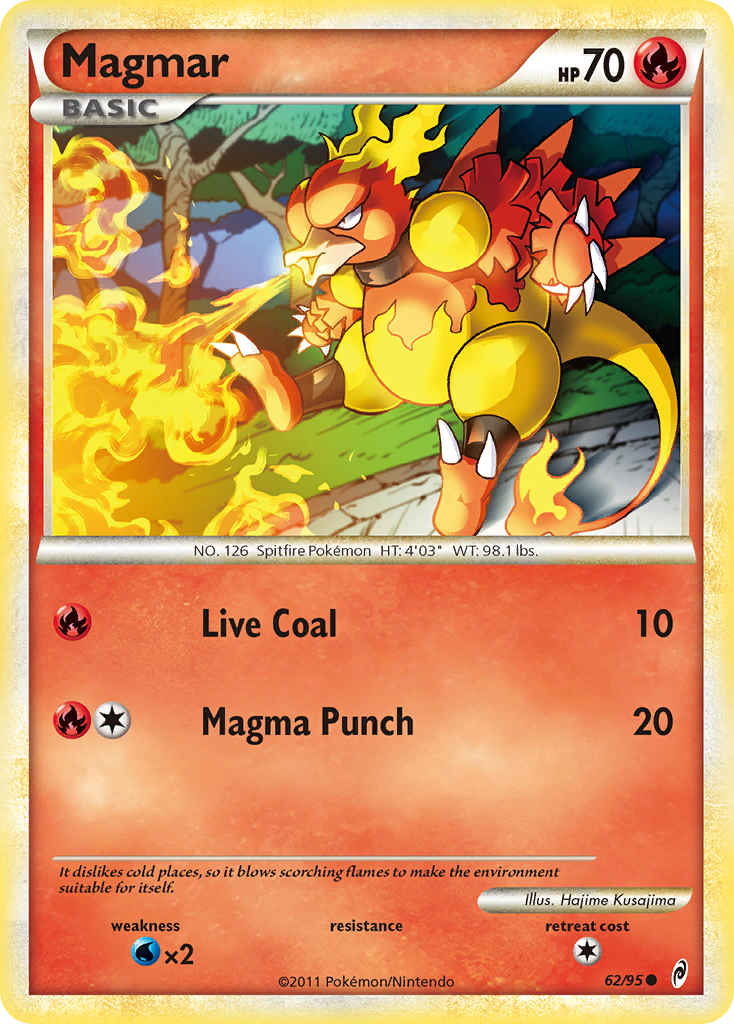 Magmar (62/95) [HeartGold & SoulSilver: Call of Legends] | Gamers Paradise