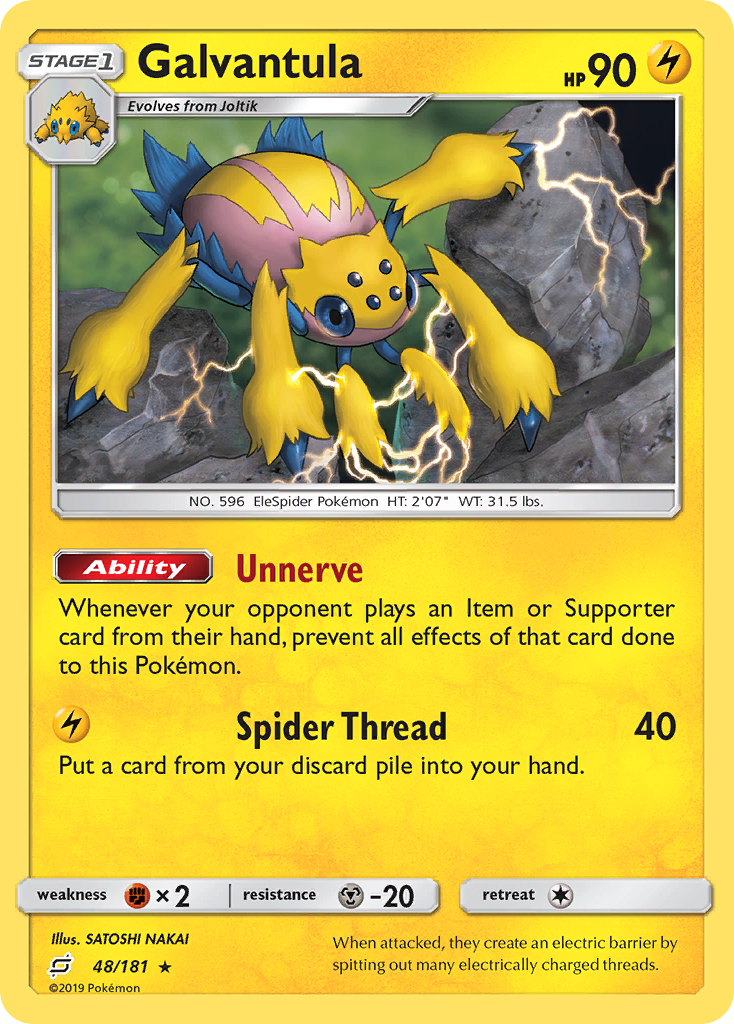 Galvantula (48/181) [Sun & Moon: Team Up] | Gamers Paradise