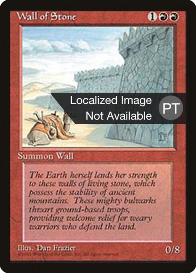 Wall of Stone [Fourth Edition (Foreign Black Border)] | Gamers Paradise