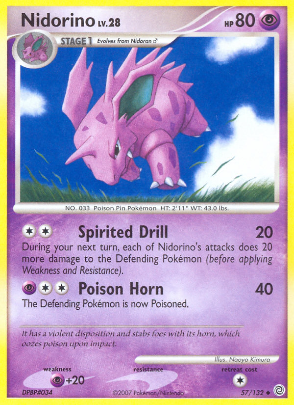 Nidorino (57/132) [Diamond & Pearl: Secret Wonders] | Gamers Paradise