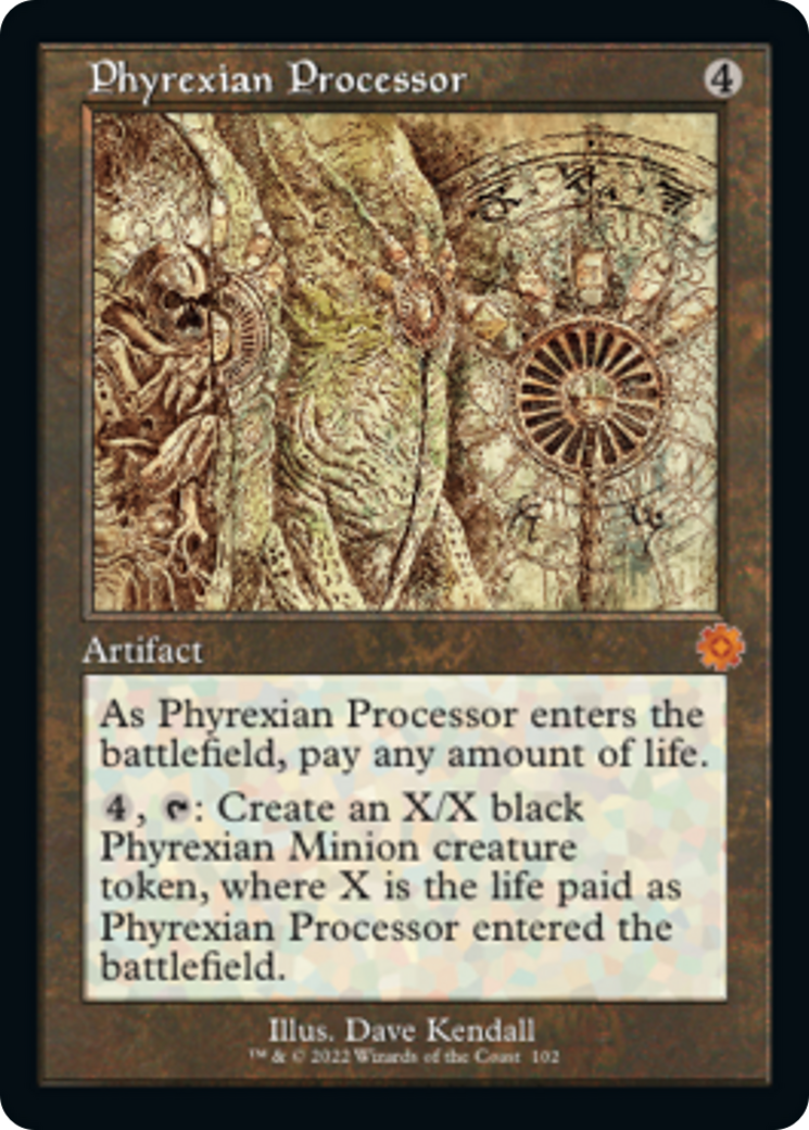 Phyrexian Processor (Retro Schematic) [The Brothers' War Retro Artifacts] | Gamers Paradise