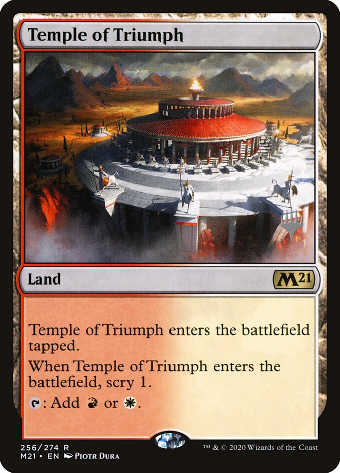 Temple of Triumph (Promo Pack) [Core Set 2021 Promos] | Gamers Paradise