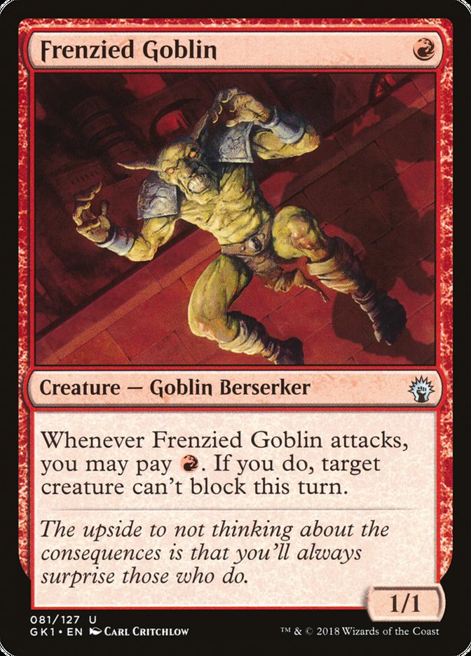 Frenzied Goblin [Guilds of Ravnica Guild Kit] | Gamers Paradise