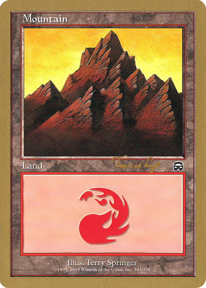 Mountain (343) (Tom van de Logt) [World Championship Decks 2001] | Gamers Paradise