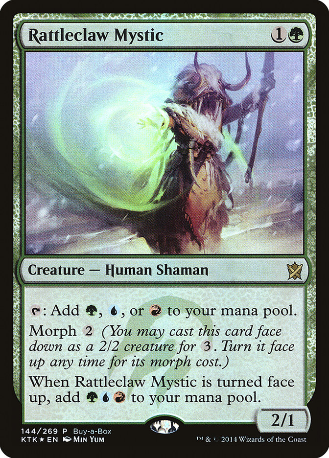 Rattleclaw Mystic (Buy-A-Box) [Khans of Tarkir Promos] | Gamers Paradise