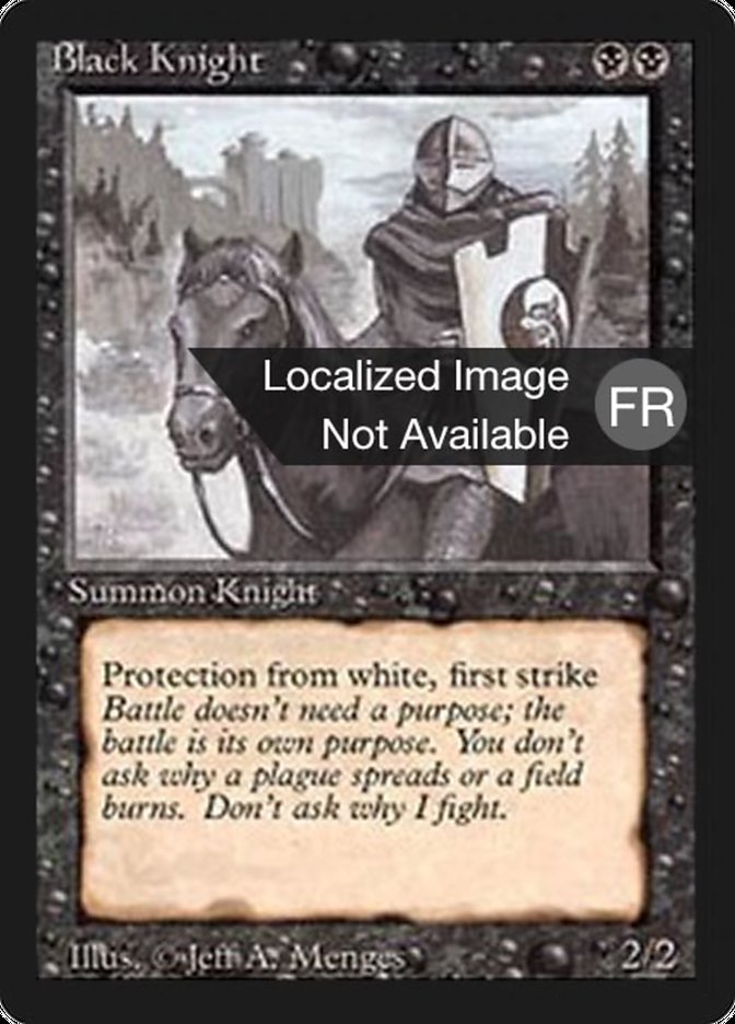 Black Knight [Foreign Black Border] | Gamers Paradise