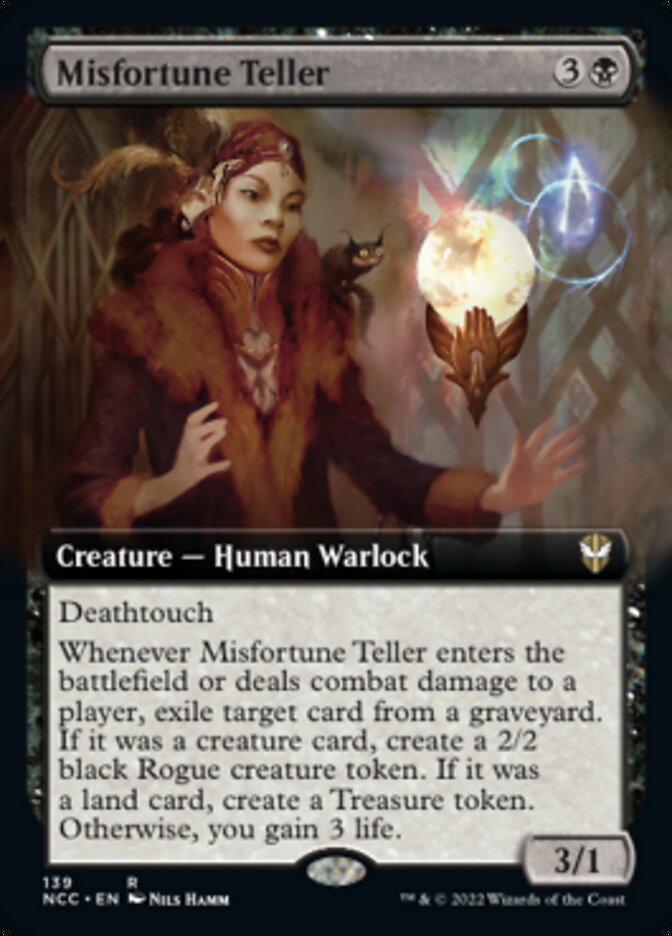 Misfortune Teller (Extended Art) [Streets of New Capenna Commander] | Gamers Paradise