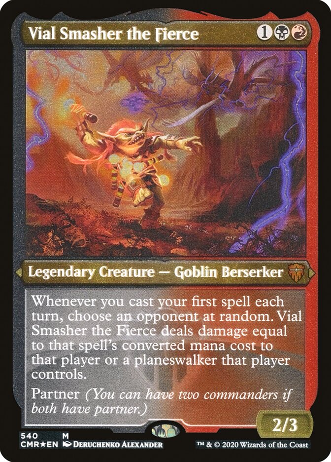 Vial Smasher the Fierce (Etched) [Commander Legends] | Gamers Paradise