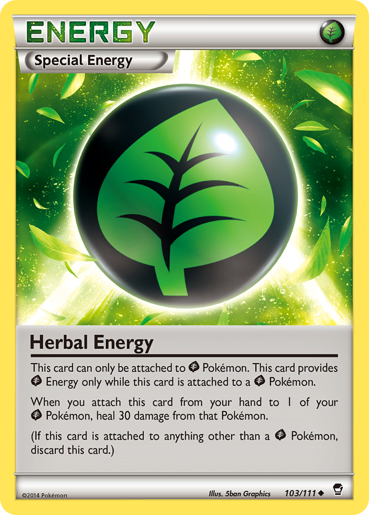 Herbal Energy (103/111) [XY: Furious Fists] | Gamers Paradise