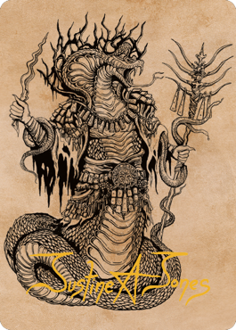 Sivriss, Nightmare Speaker Art Card (51) (Gold-Stamped Signature) [Commander Legends: Battle for Baldur's Gate Art Series] | Gamers Paradise