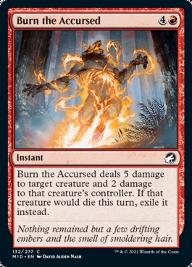 Burn the Accursed [Innistrad: Midnight Hunt] | Gamers Paradise