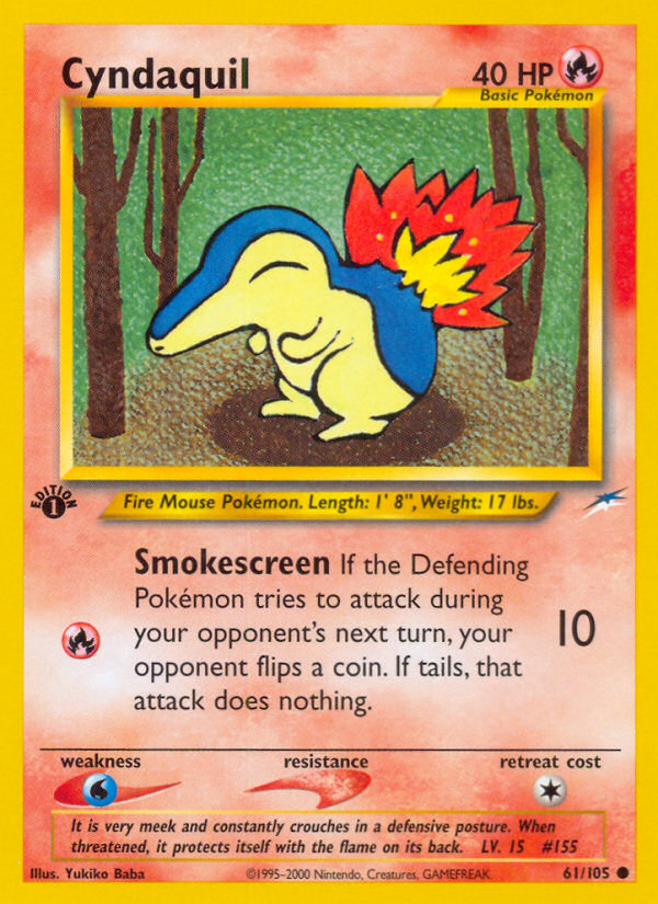 Cyndaquil (61/105) [Neo Destiny 1st Edition] | Gamers Paradise