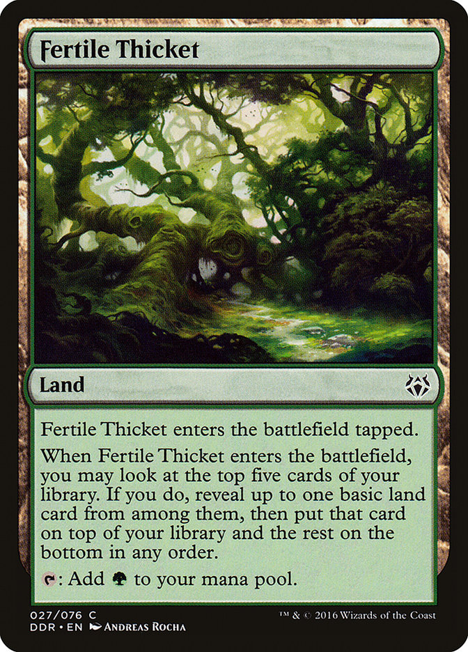 Fertile Thicket [Duel Decks: Nissa vs. Ob Nixilis] | Gamers Paradise