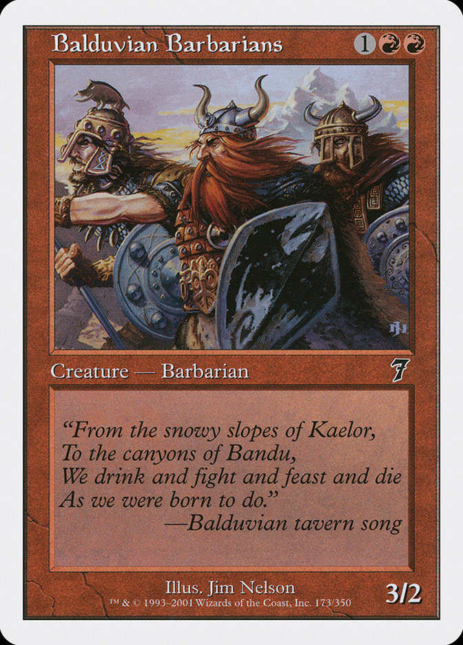 Balduvian Barbarians [Seventh Edition] | Gamers Paradise