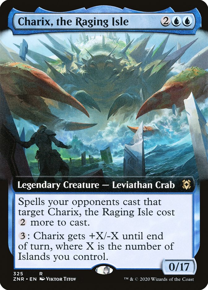 Charix, the Raging Isle (Extended Art) [Zendikar Rising] | Gamers Paradise